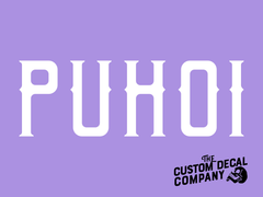 Puhoi Decal